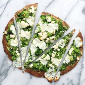 Spinach Green Pizza
