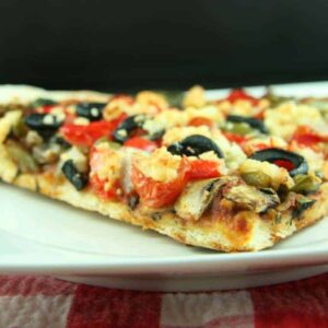 Veggie Mediterranean Pizza