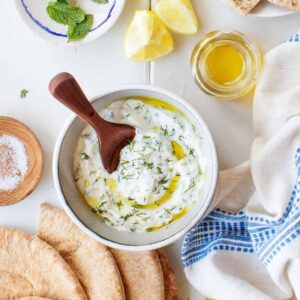 Pita and Tzatziki